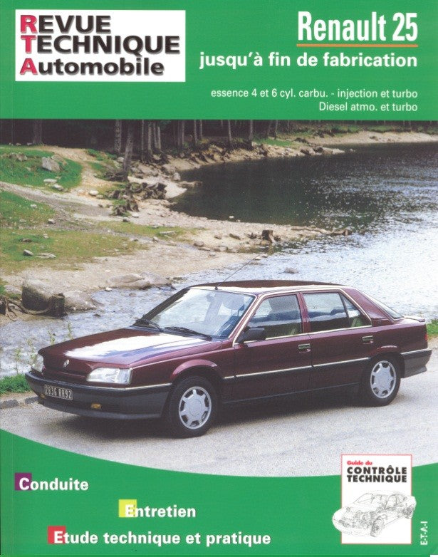 Renault R25 (1984 - 1992) - Revue Technique