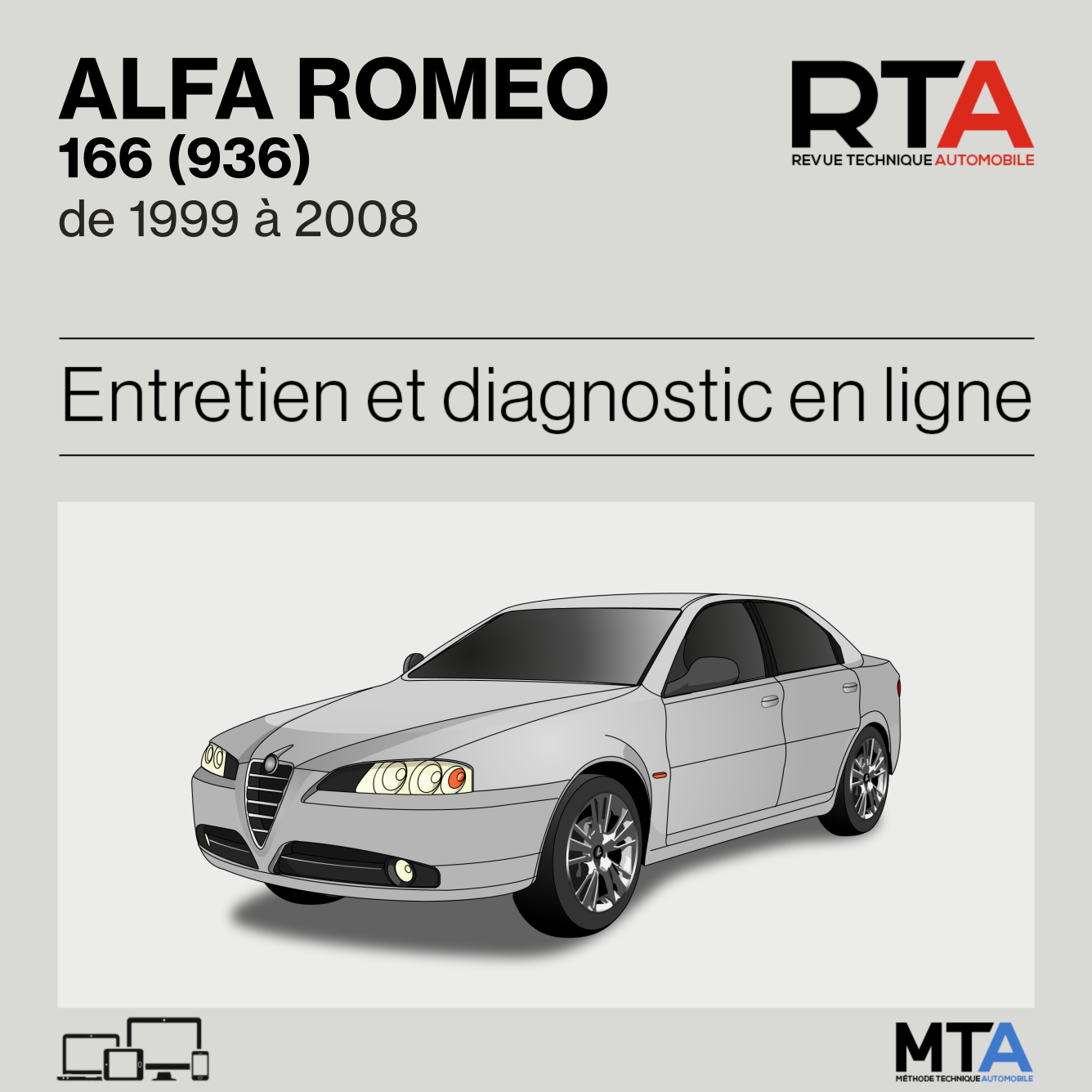 Alfa Romeo 166 (936) de 1999 à 2008