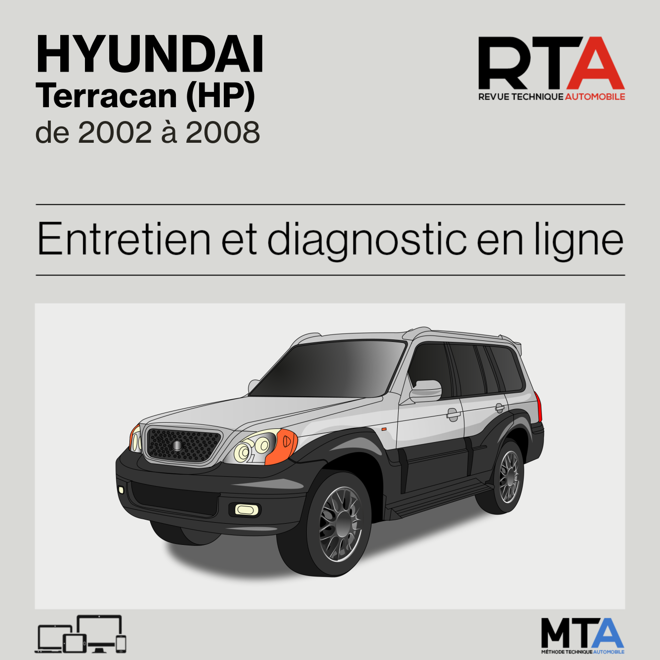 Hyundai Terracan (HP) de 2002 à 2008