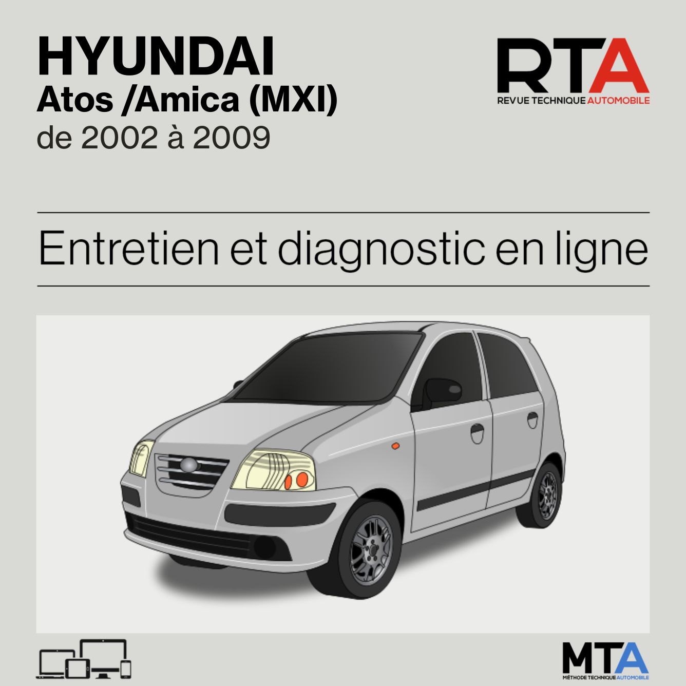 Hyundai Atos /Amica (MXI) de 2002 à 2009