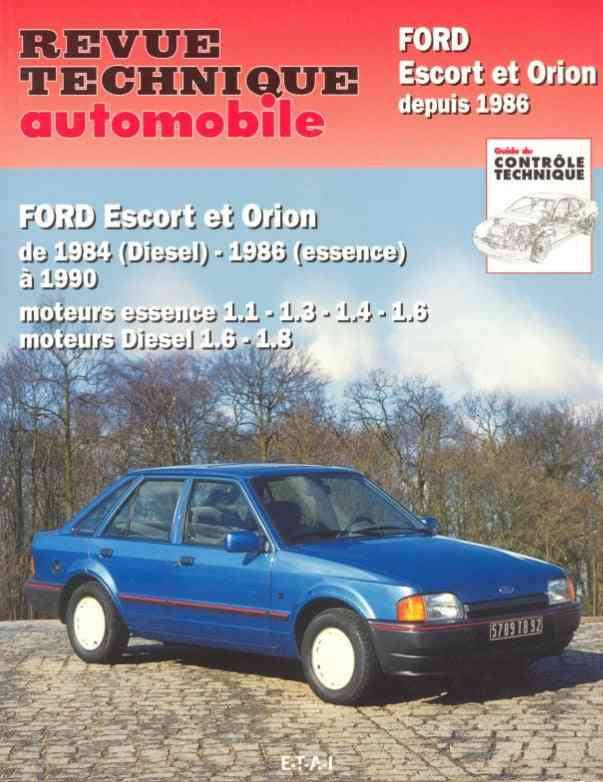 Ford Escort III (1986 - 1990) - Revue Technique