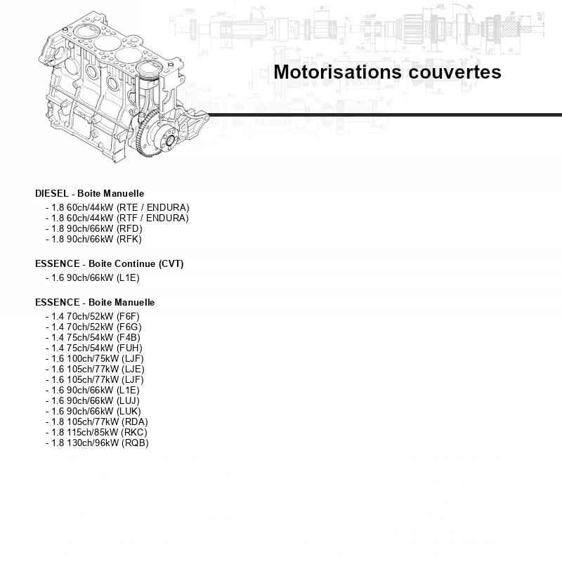 Ford Escort IV / ORION (1990 - 2000) - Revue Technique