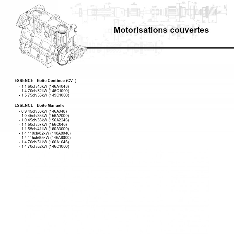 Fiat Uno / Fiorino (1989 - 1995) - Revue Technique