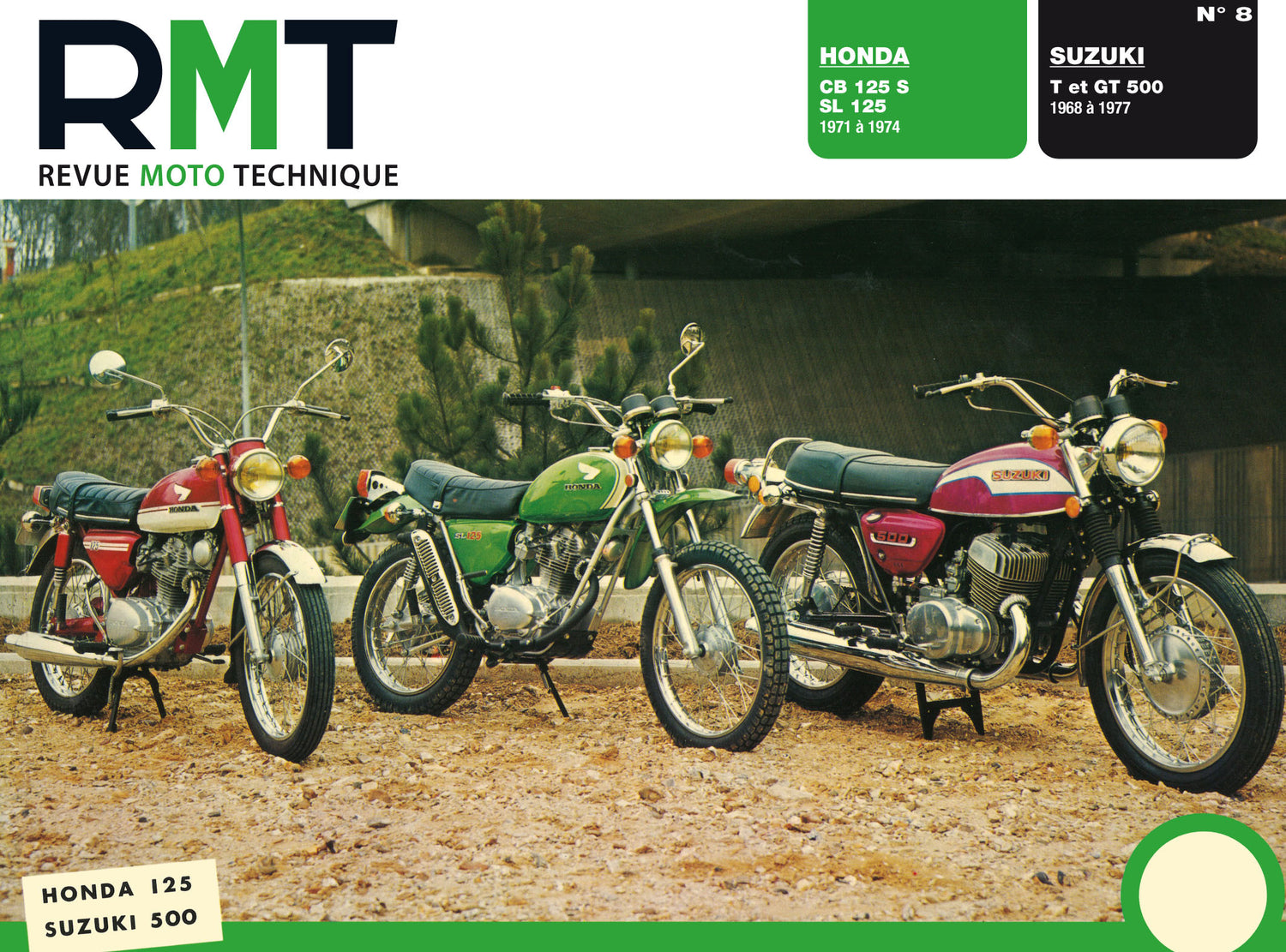Honda CB 125 S, SL 125 (1971 à 1974) et Suzuki T 500, GT 500 (1968 à 1977) - Revue Technique