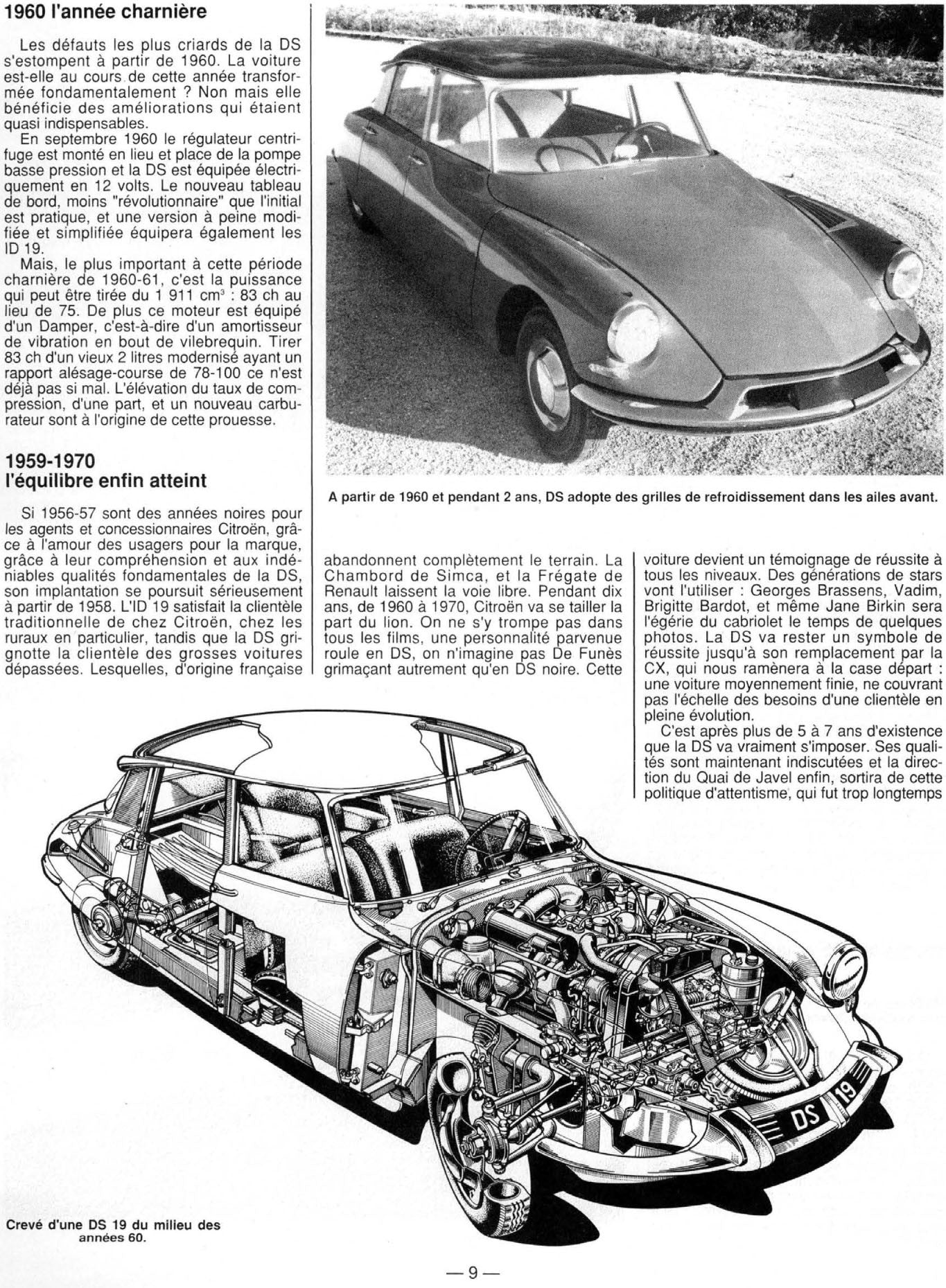 Citroën DS 19, 20 et 21 (1966 - 1975) - Tome 2 - Revue Technique