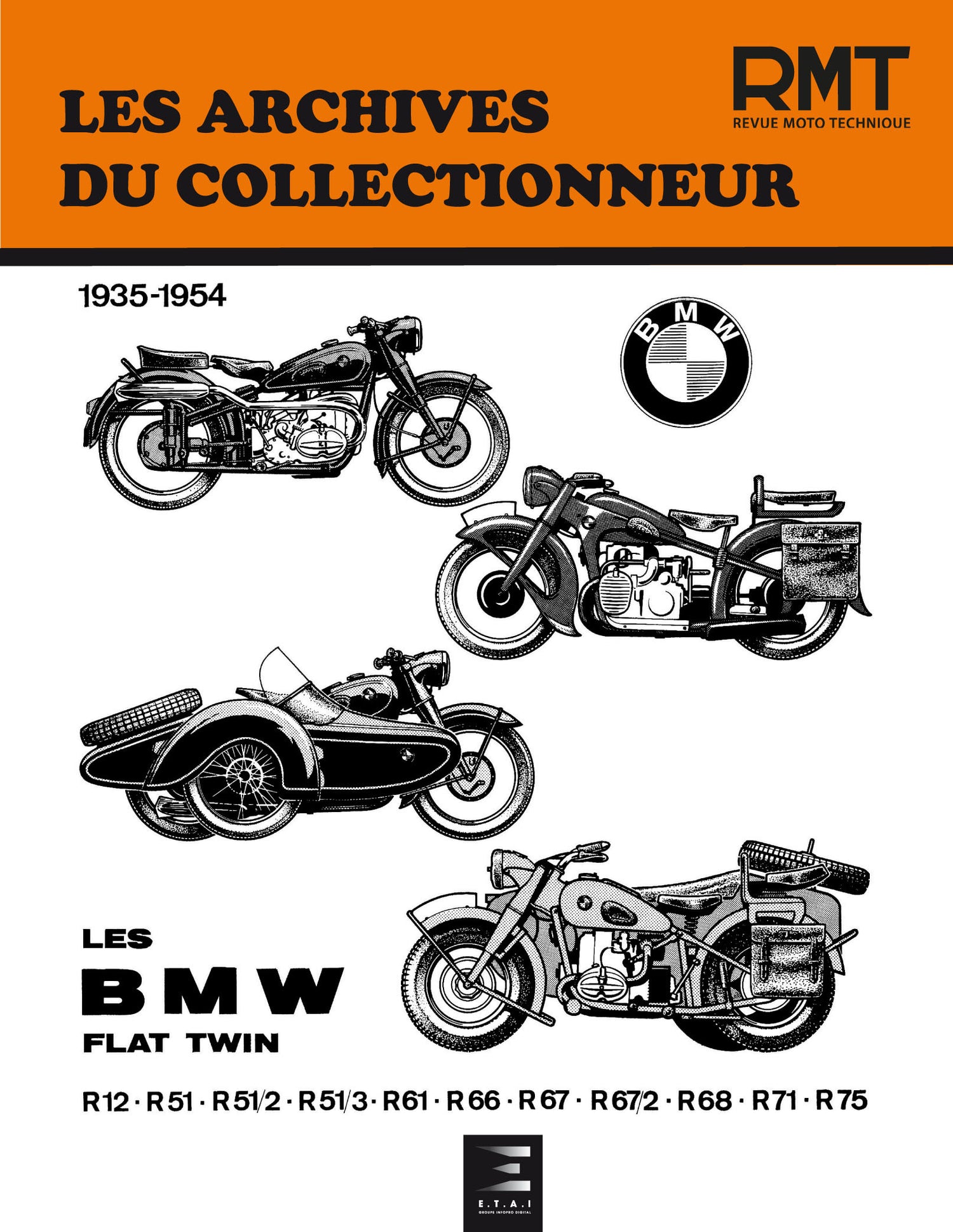 BMW Flat Twin R 12 A R 75 (1935 - 1954) - Revue Technique