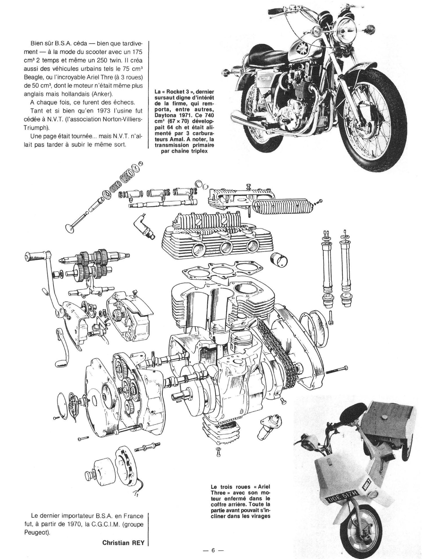 BSA Norton Triumph (1948 - 1960) - Revue Technique