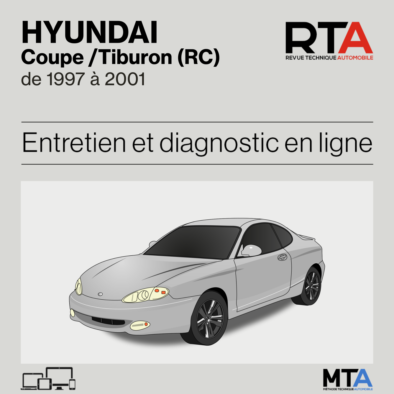 Hyundai Coupe /Tiburon (RC) de 1997 à 2001