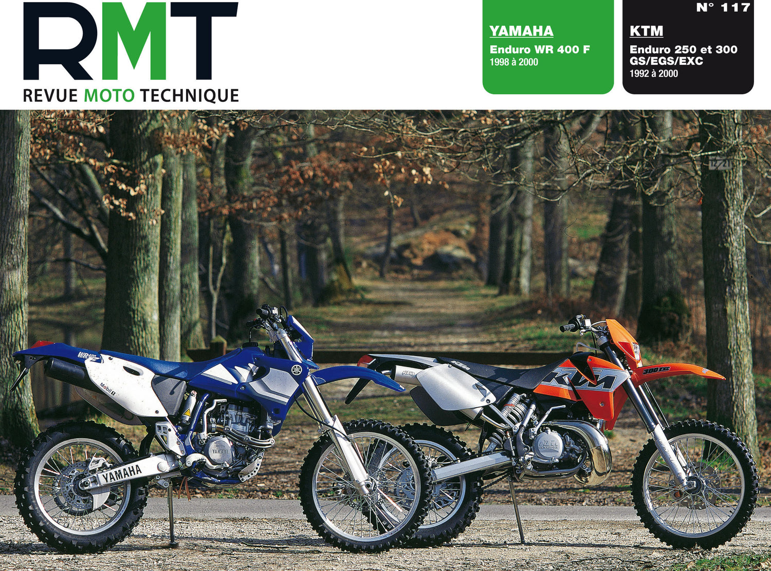 KTM enduro 250 et 300 (1992 - 2000) - Yamaha enduro WR 400 F (1998 - 2000) - Revue Technique