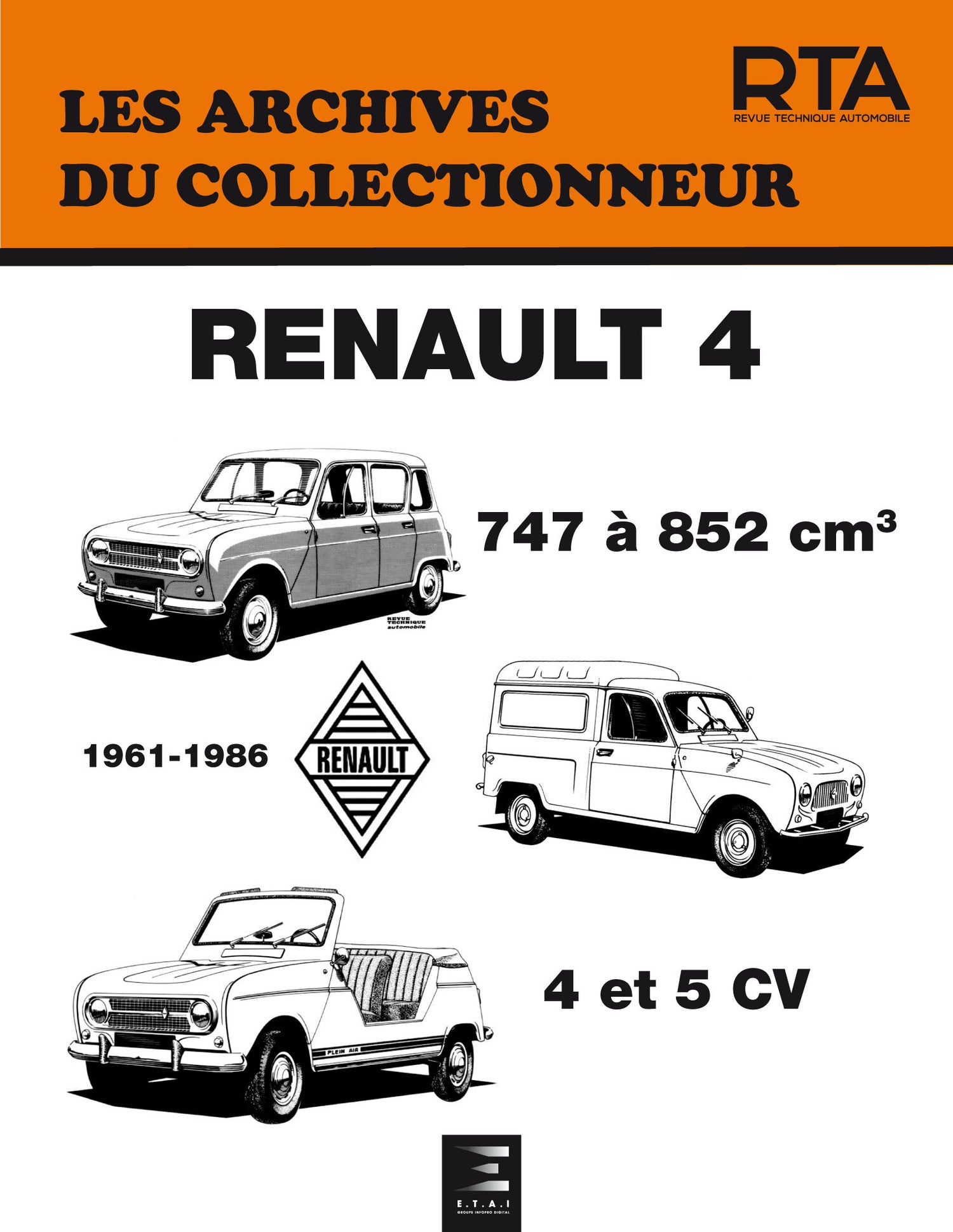 Renault 4 (1961 - 1975) - Revue Technique
