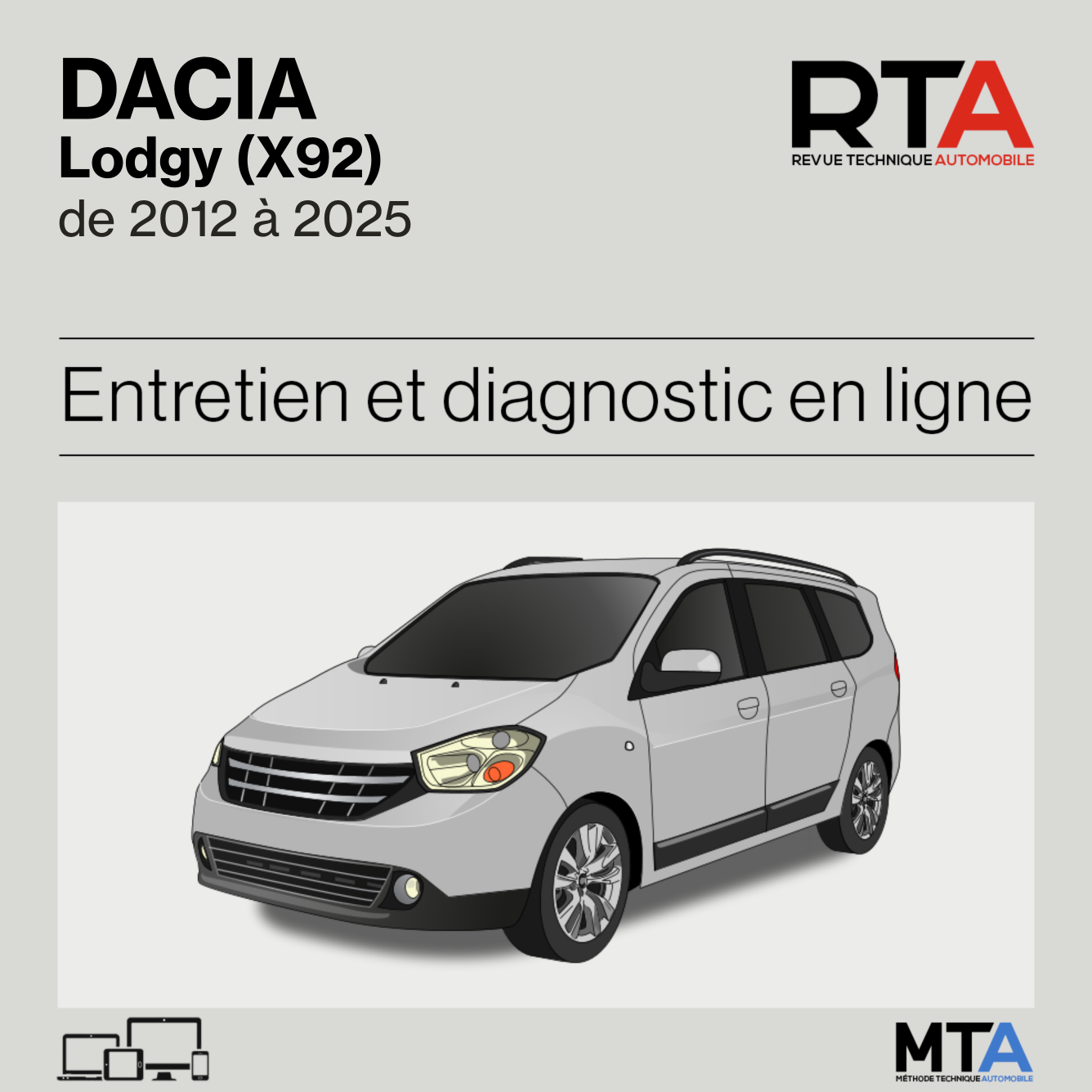 Dacia Lodgy (X92) de 2012 à 2025