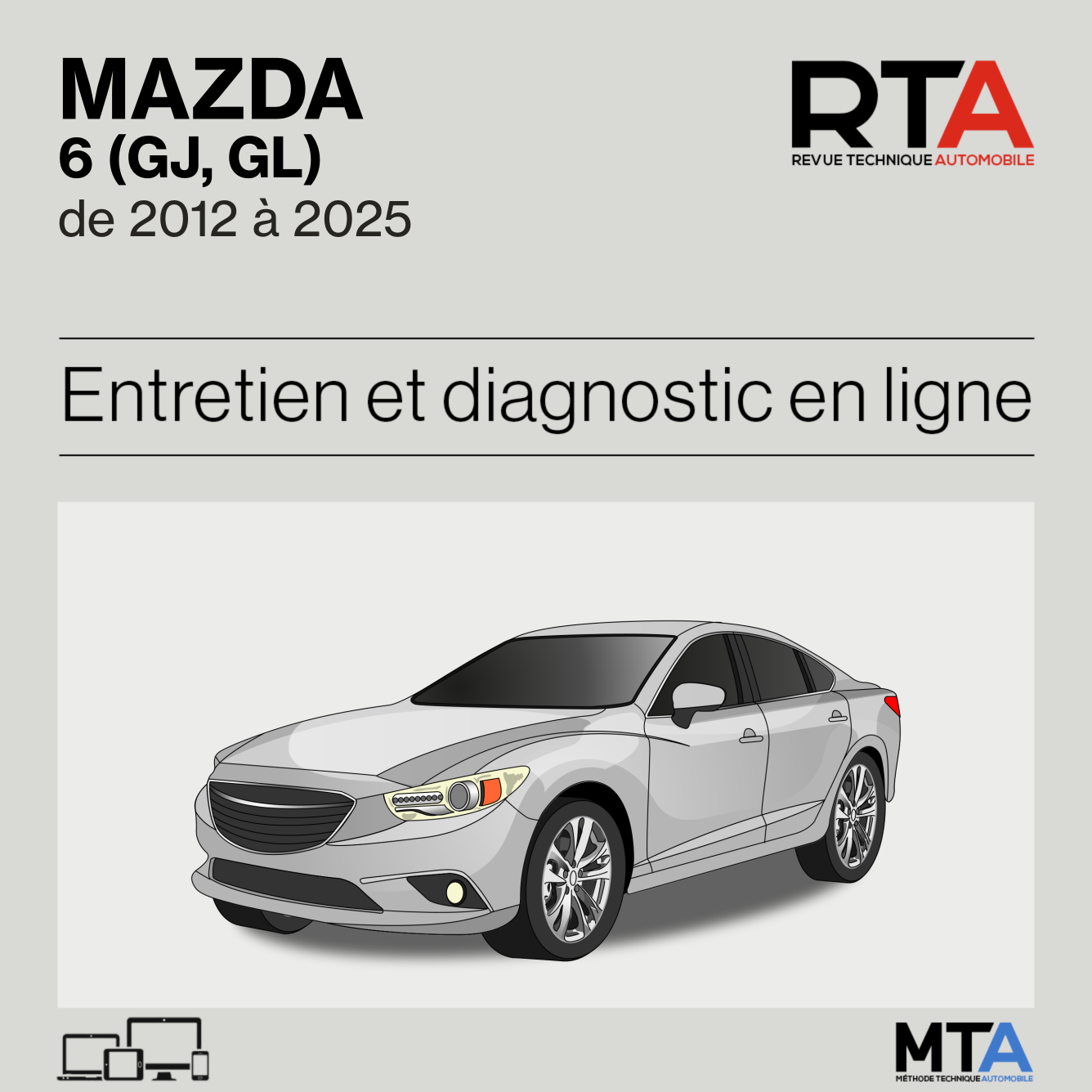 Mazda 6 (GJ, GL) de 2012 à 2025