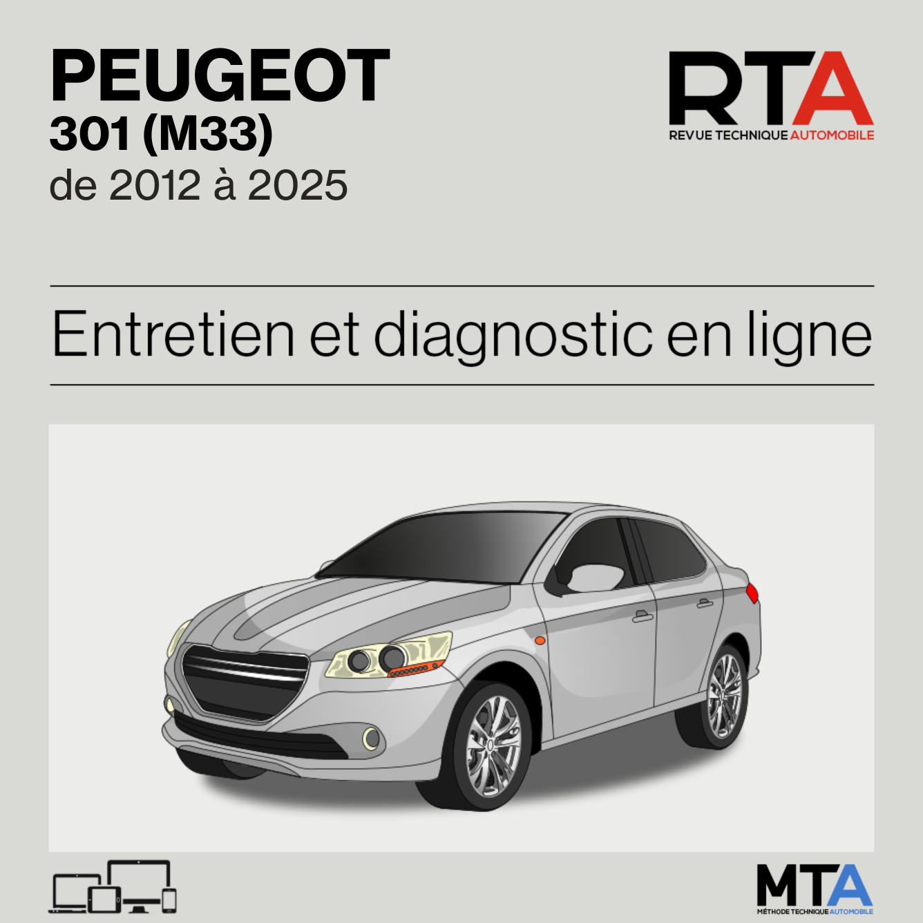 Peugeot 301 (M33) de 2012 à 2025
