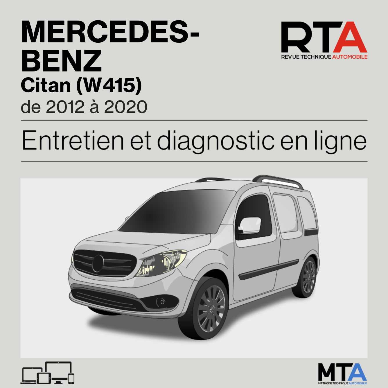 Mercedes-Benz Citan (W415) de 2012 à 2020
