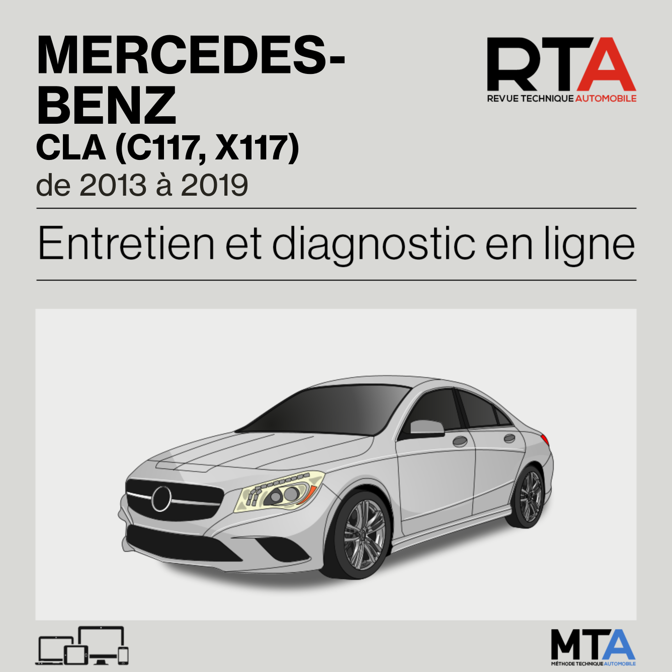 Mercedes-Benz CLA (C117, X117) de 2013 à 2019