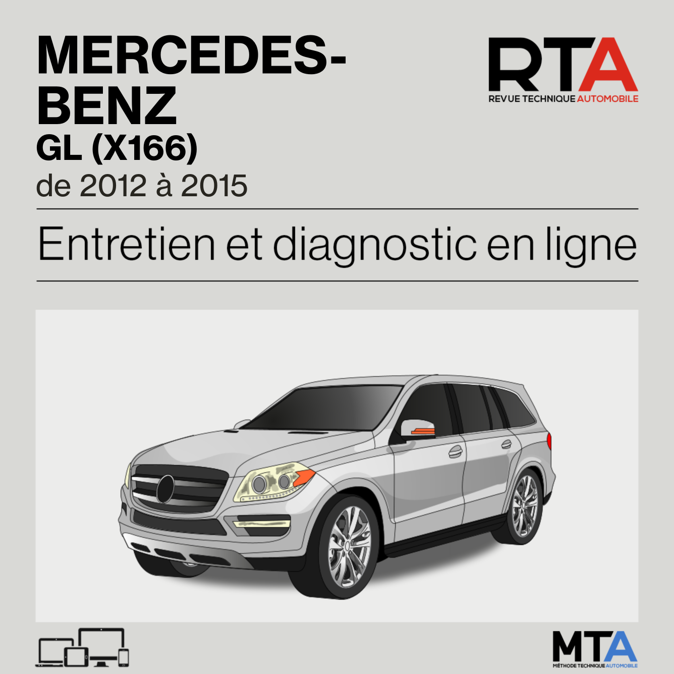 Mercedes-Benz GL (X166) de 2012 à 2015