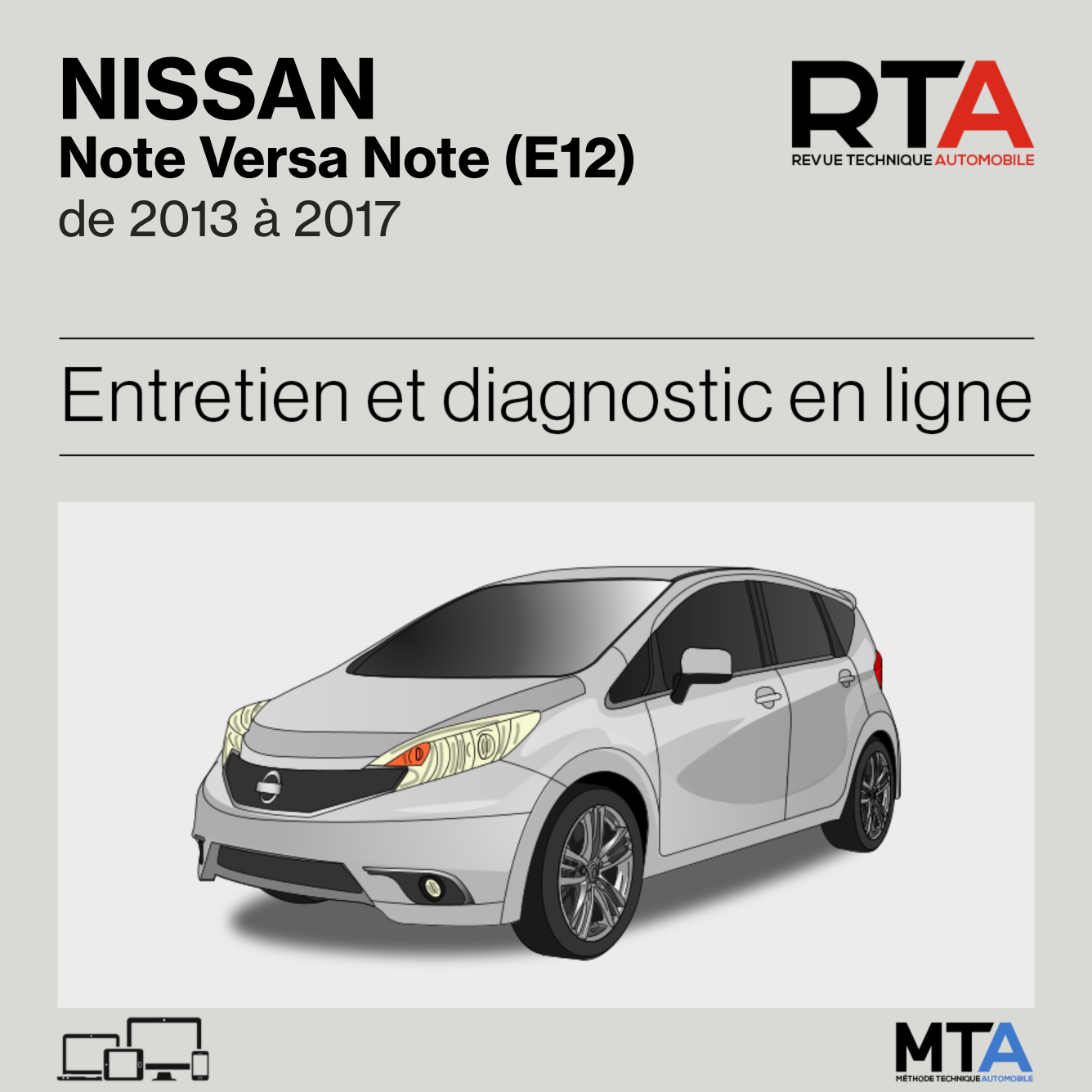 Nissan Note Versa Note (E12) de 2013 à 2017