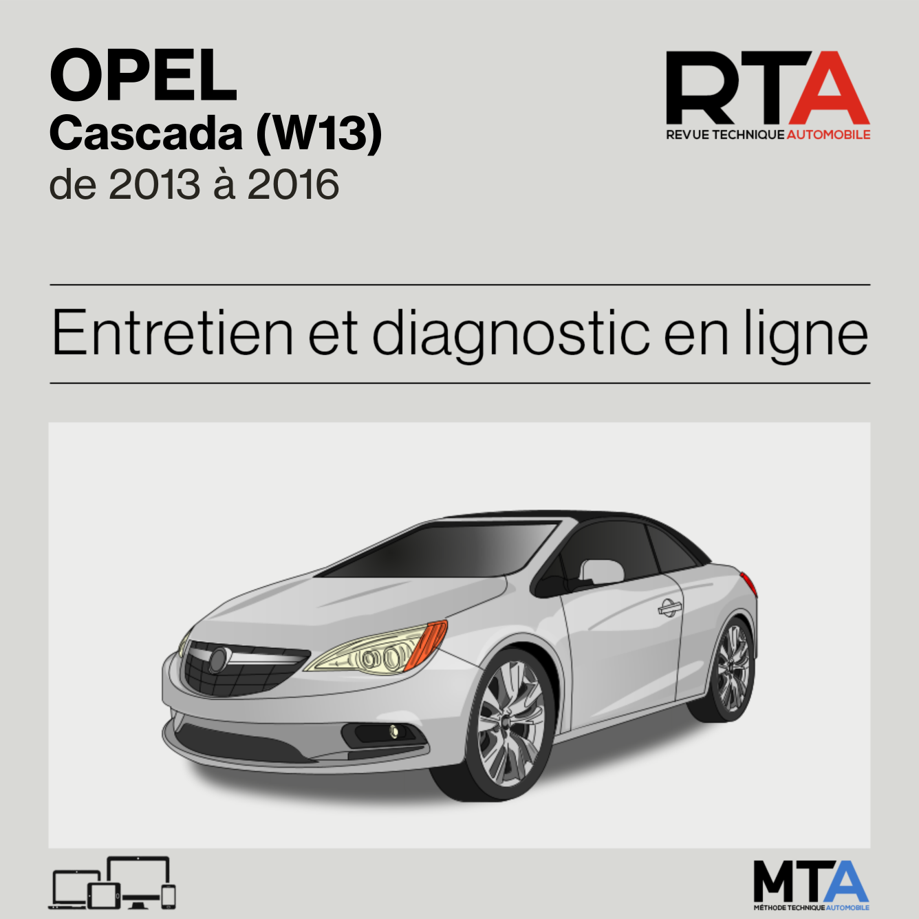 Opel Cascada (W13) de 2013 à 2016
