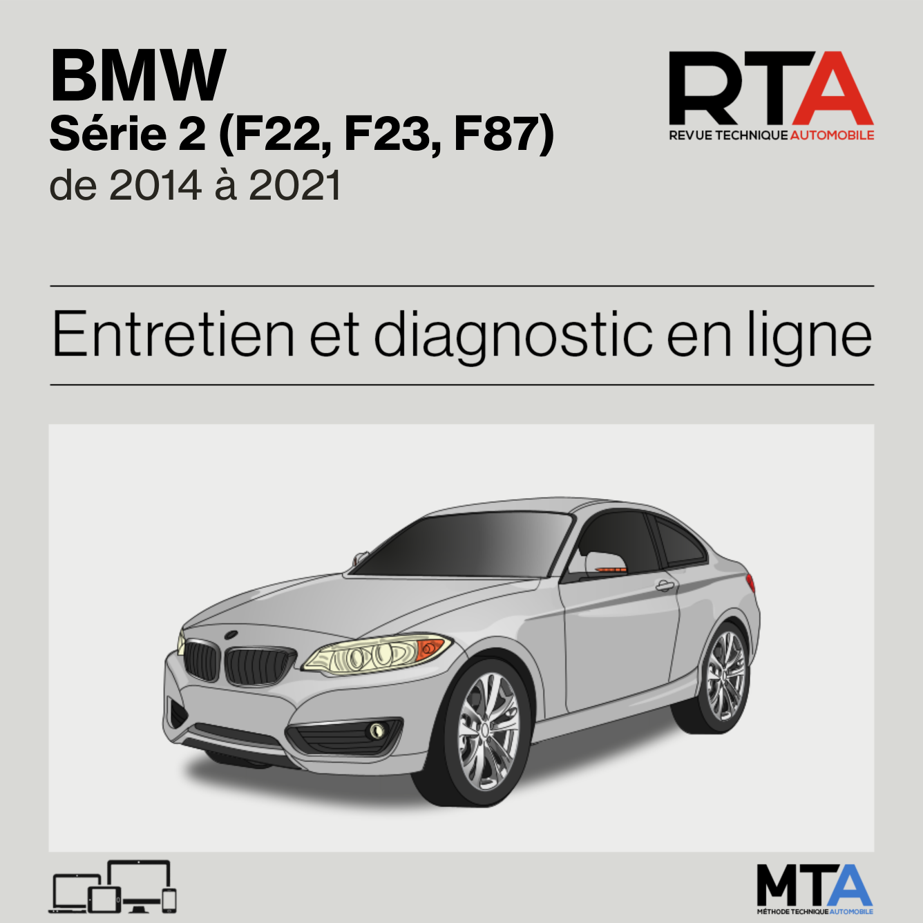 BMW Série 2 (F22, F23, F87) de 2014 à 2021