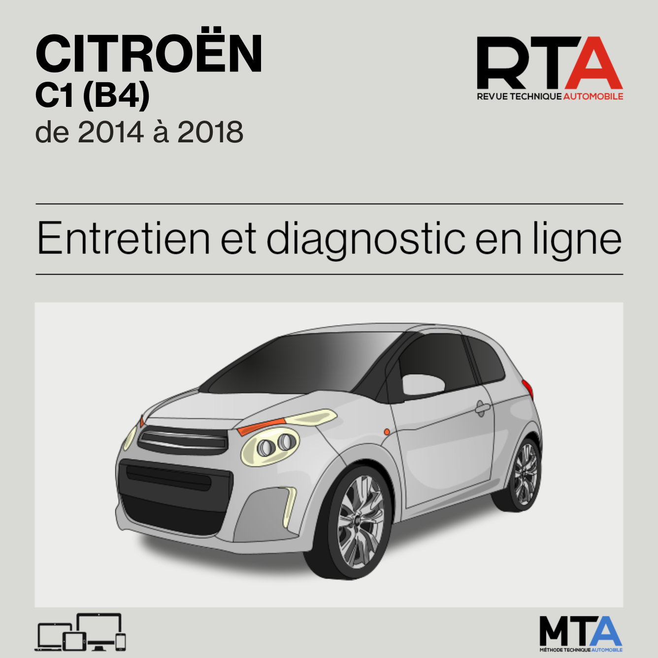 Citroen C1 (B4) de 2014 à 2018
