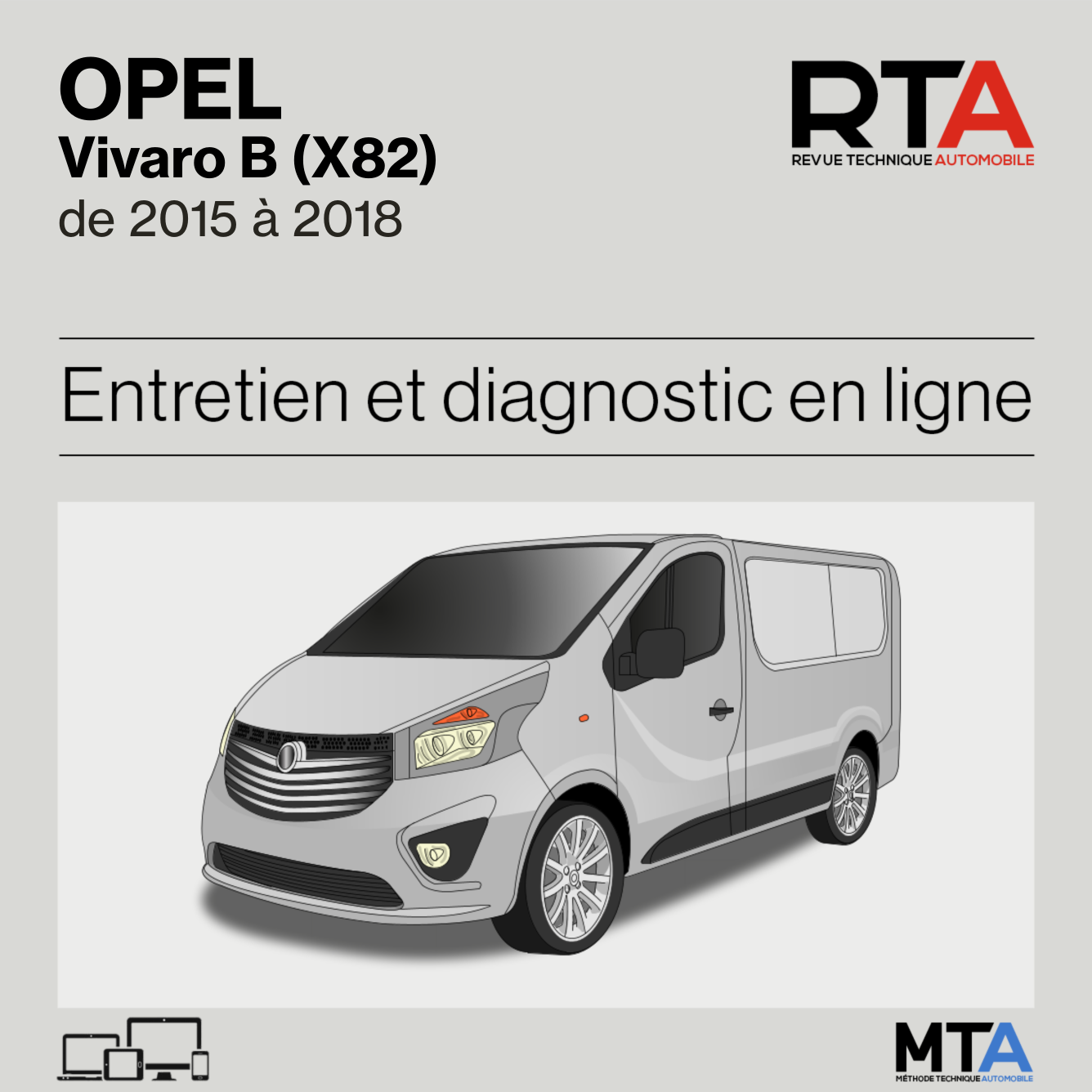 Opel Vivaro B (X82) de 2015 à 2018