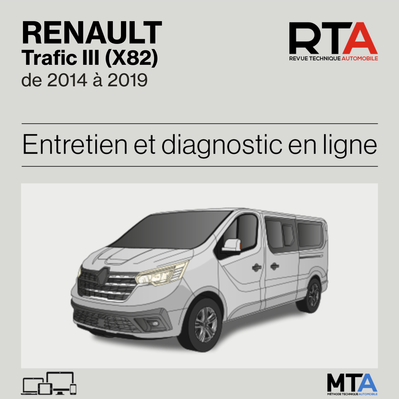 Renault Trafic III (X82) de 2014 à 2019
