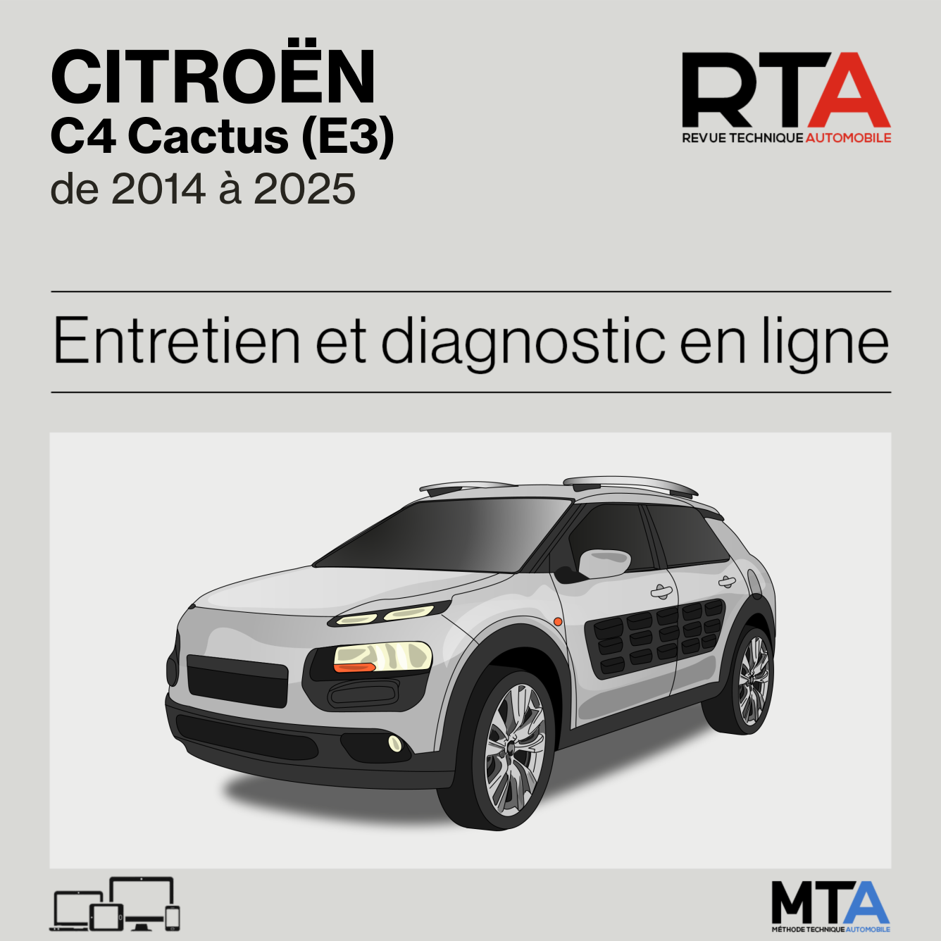Citroen C4 Cactus (E3) de 2014 à 2025