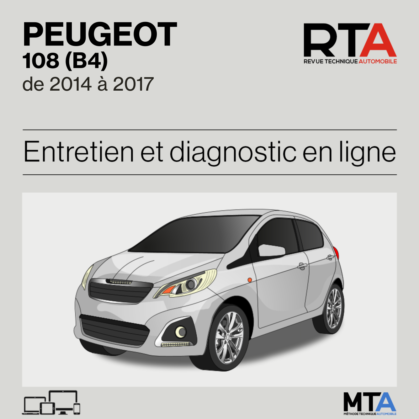 Peugeot 108 (B4) de 2014 à 2017