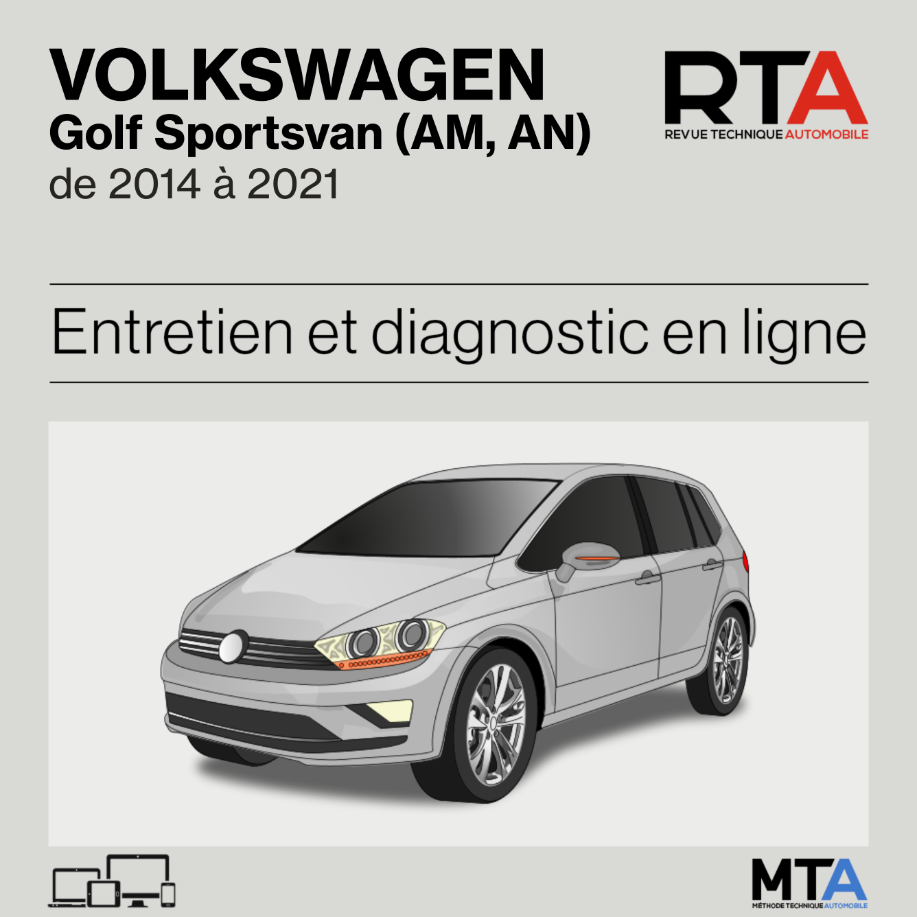 Volkswagen Golf Sportsvan (AM, AN) de 2014 à 2021