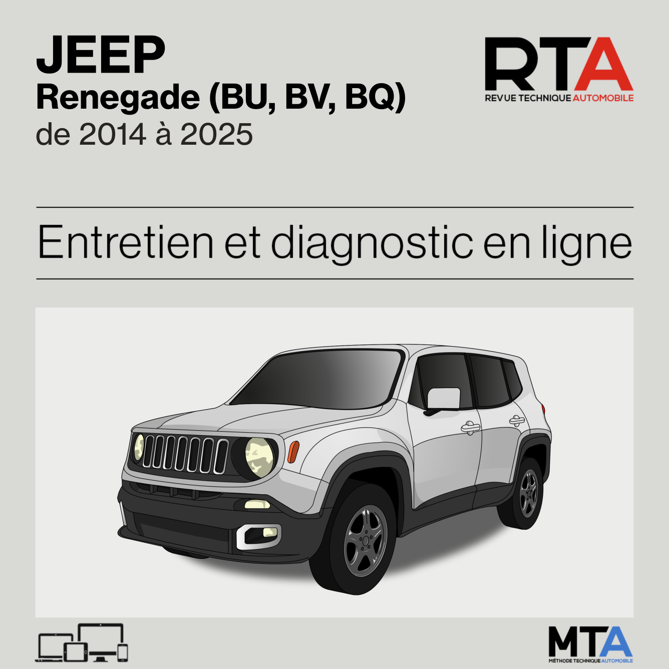 Jeep Renegade (BU, BV, BQ) de 2014 à 2025