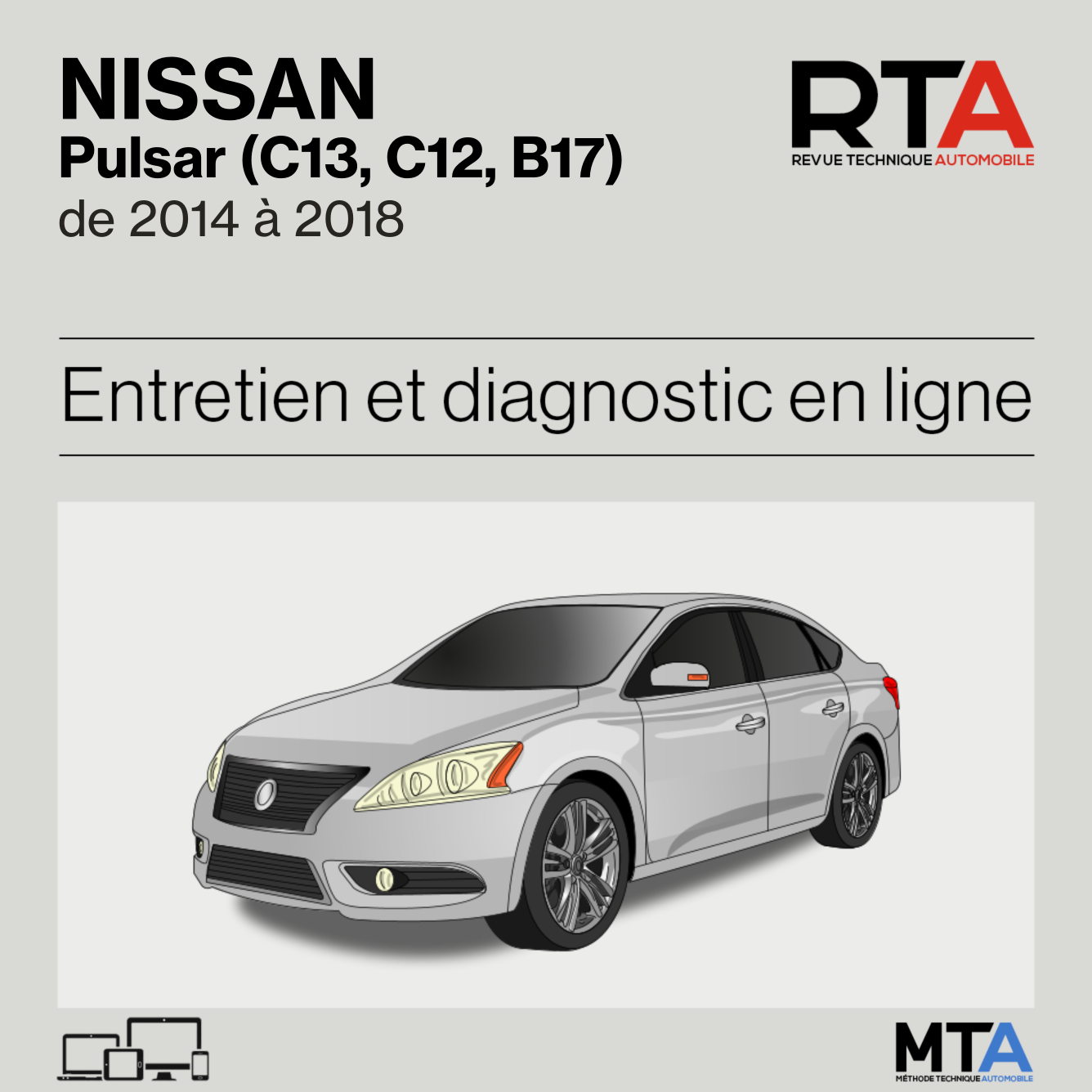 Nissan Pulsar (C13, C12, B17) de 2014 à 2018