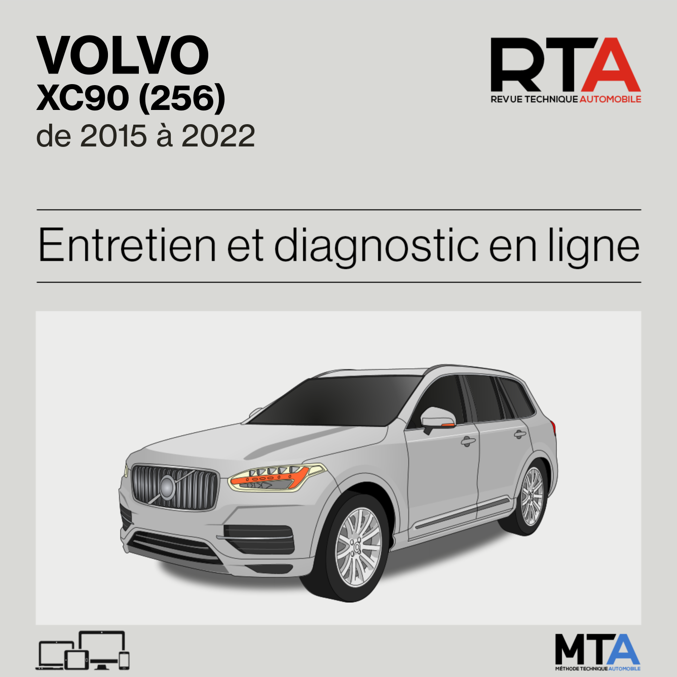 Volvo XC90 (256) de 2015 à 2022