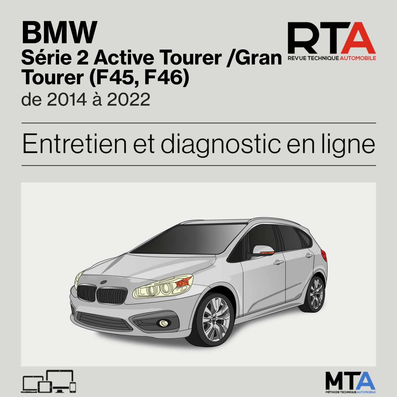 BMW Série 2 Active Tourer /Gran Tourer (F45, F46) de 2014 à 2022