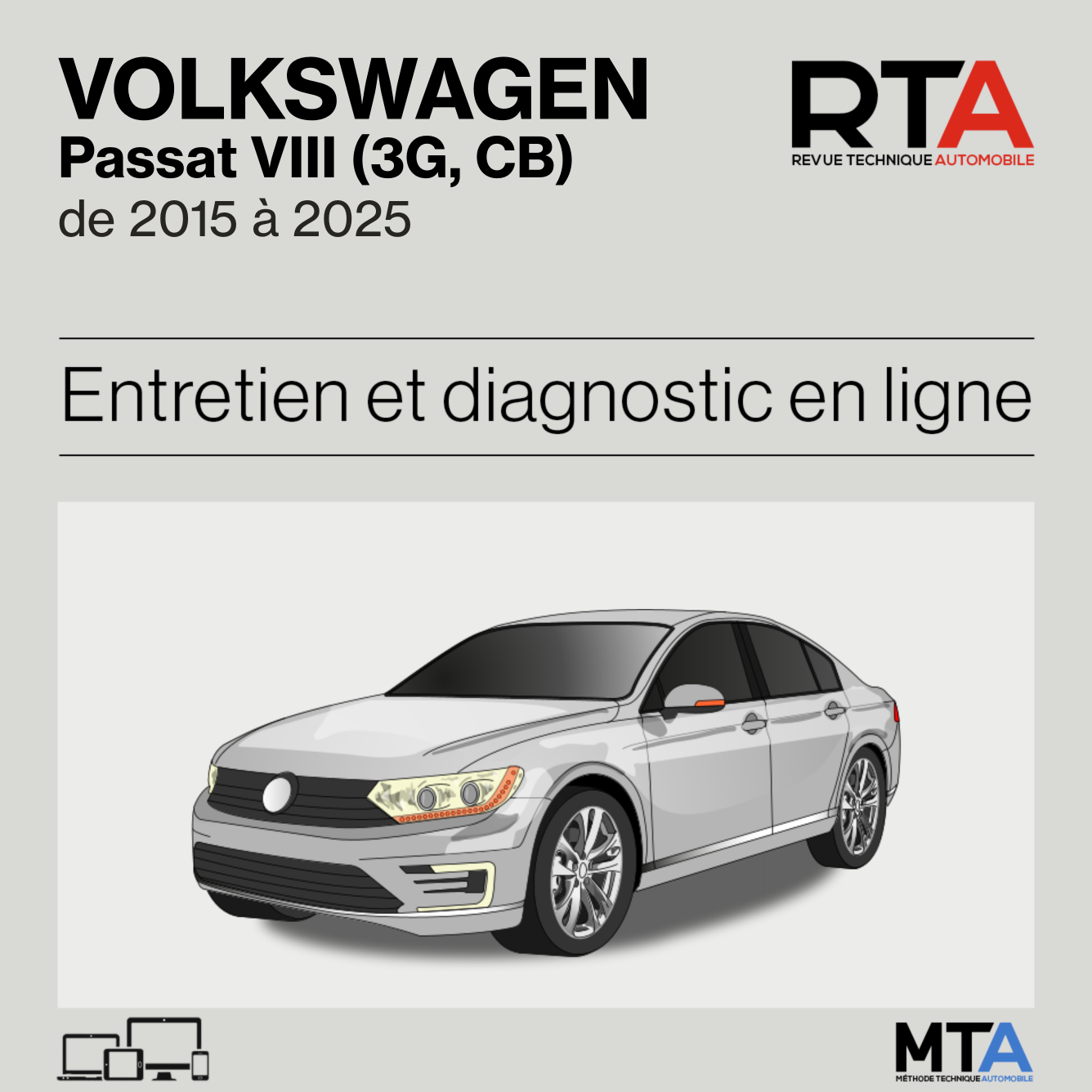 Volkswagen Passat VIII (3G, CB) de 2015 à 2025