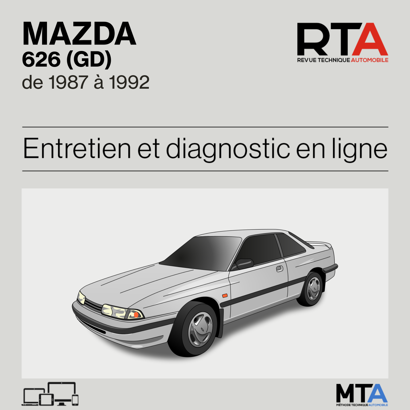 Mazda 626 (GD) de 1987 à 1992