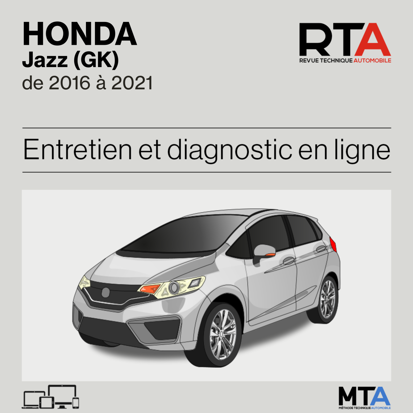 Honda Jazz (GK) de 2016 à 2021