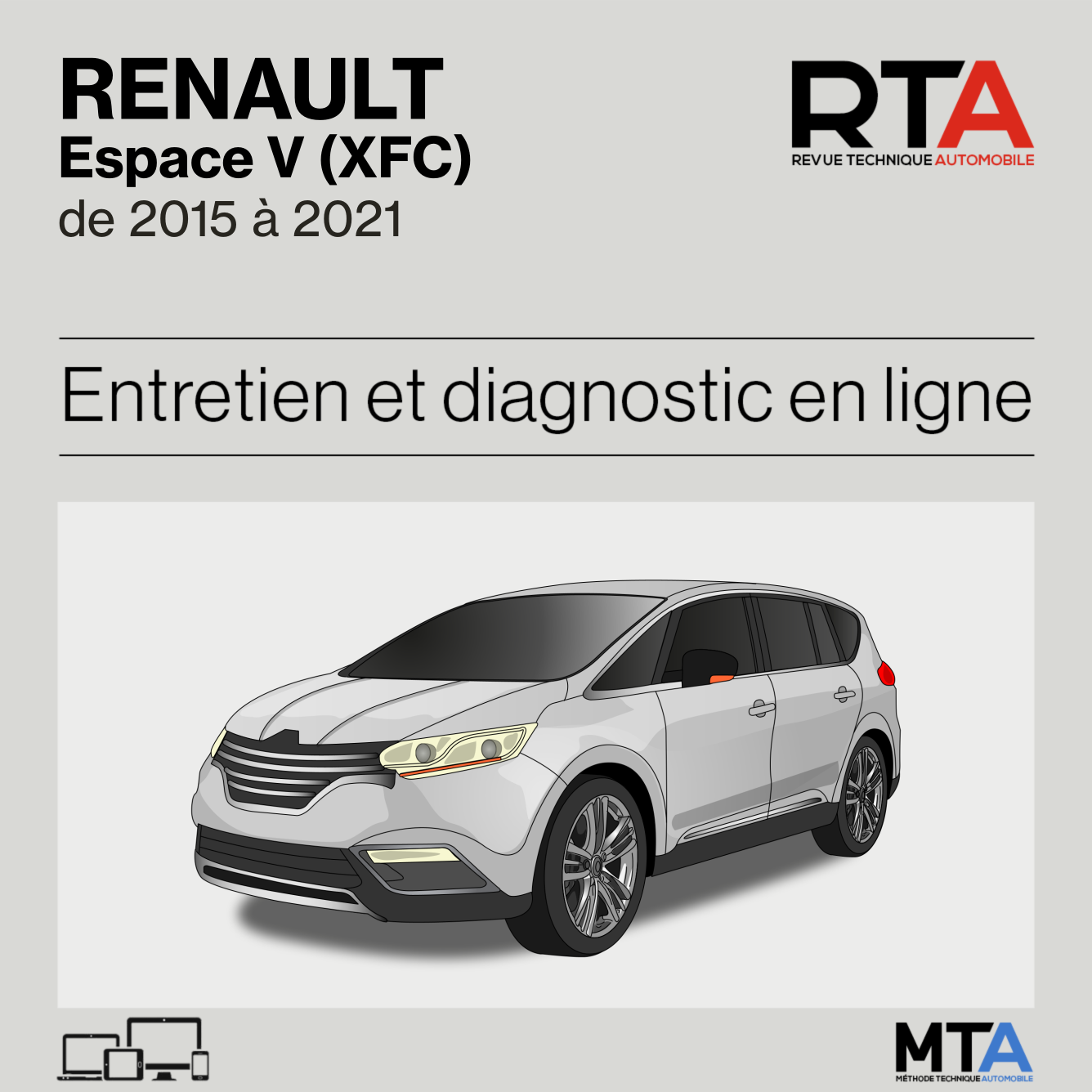Renault Espace V (XFC) de 2015 à 2021