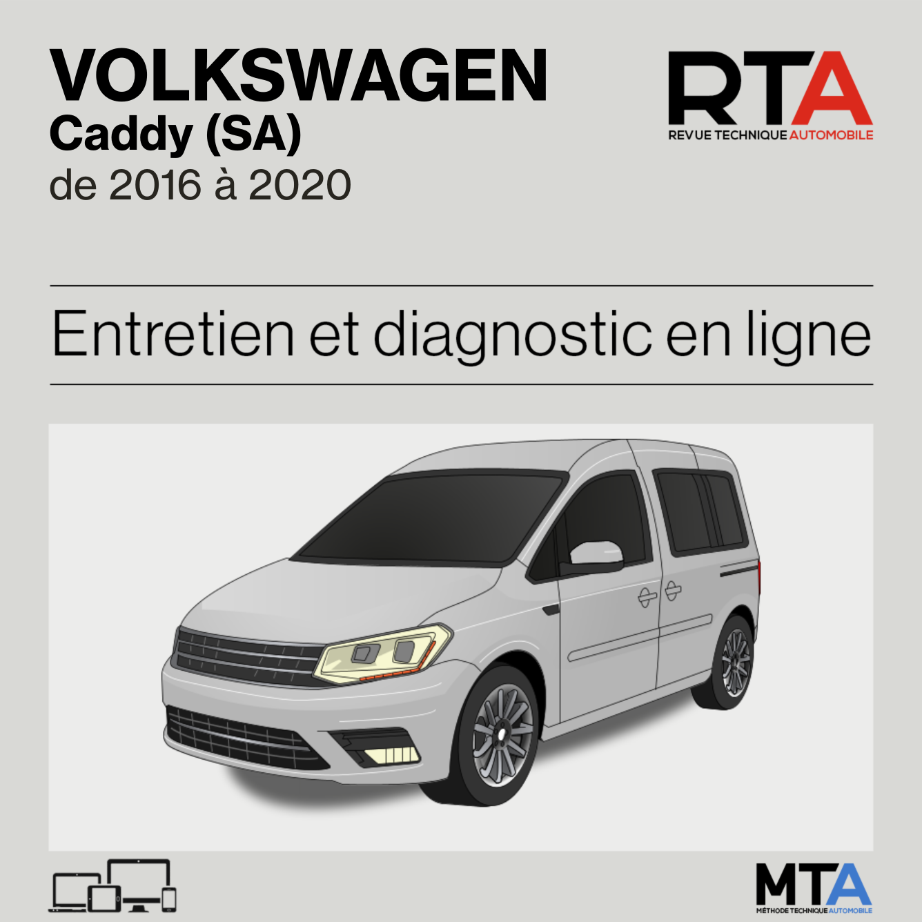 Volkswagen Caddy (SA) de 2016 à 2020