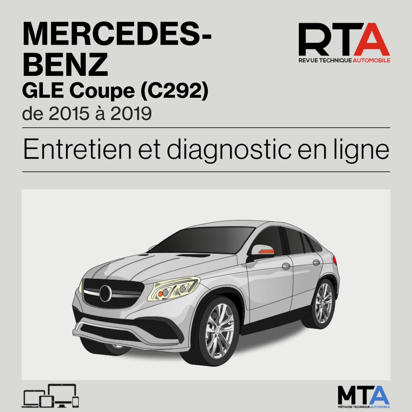 Mercedes-Benz GLE Coupe (C292) de 2015 à 2019