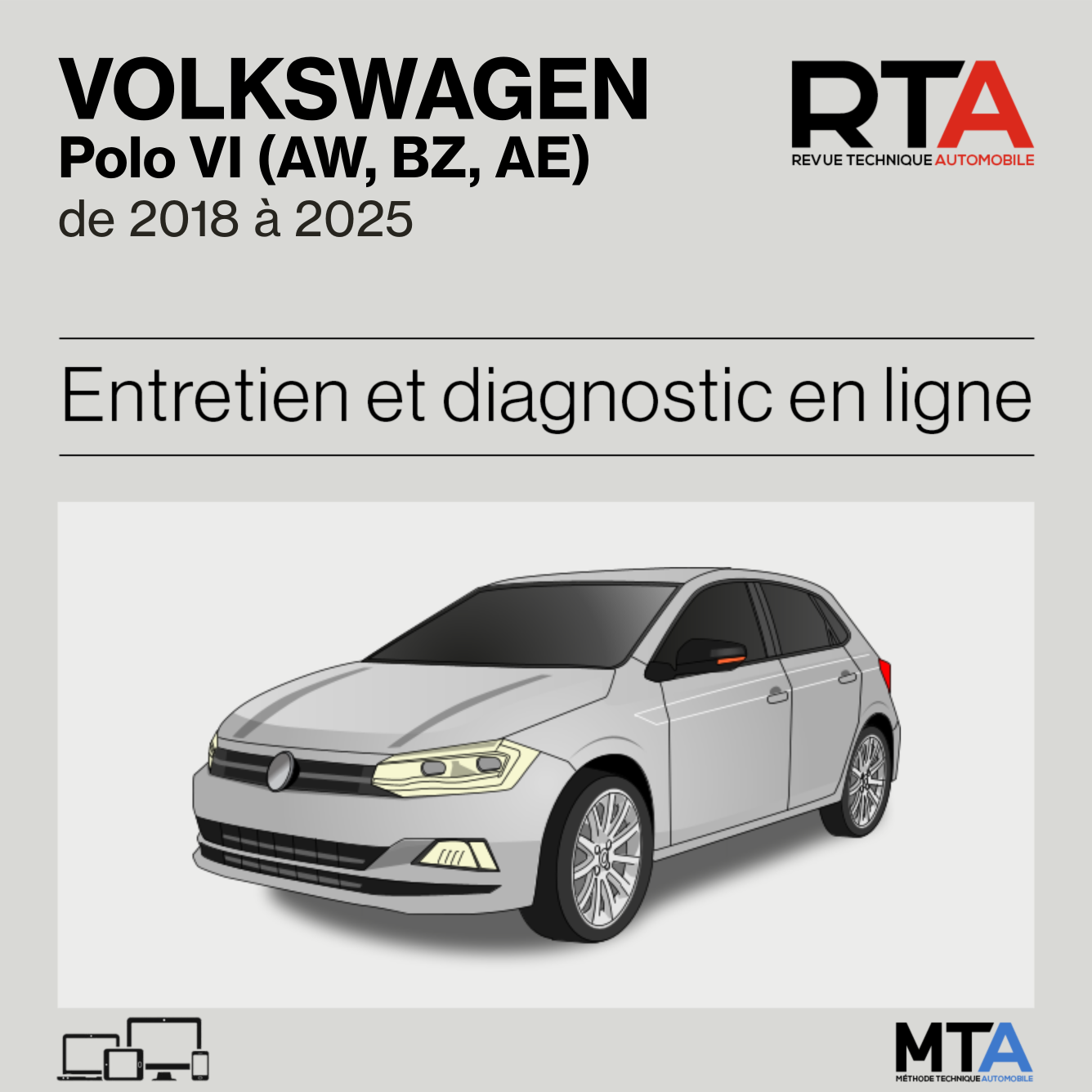 Volkswagen Polo VI (AW, BZ, AE) de 2018 à 2025