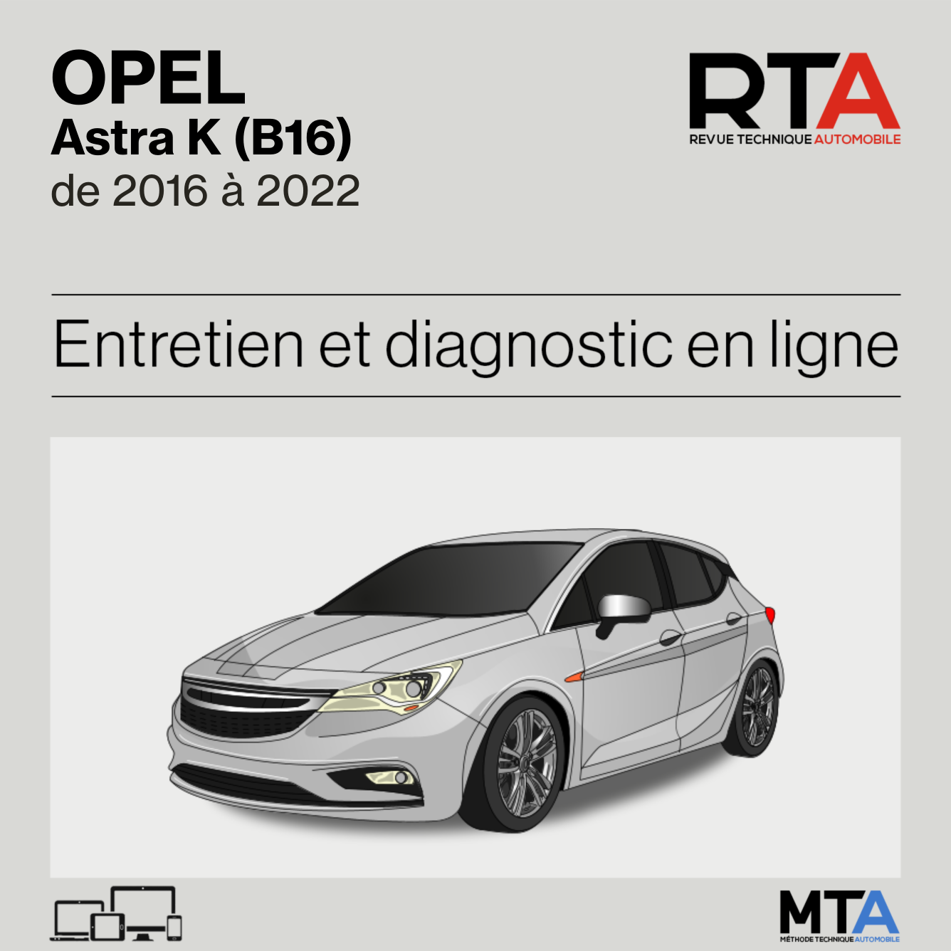 Opel Astra K (B16) de 2016 à 2022