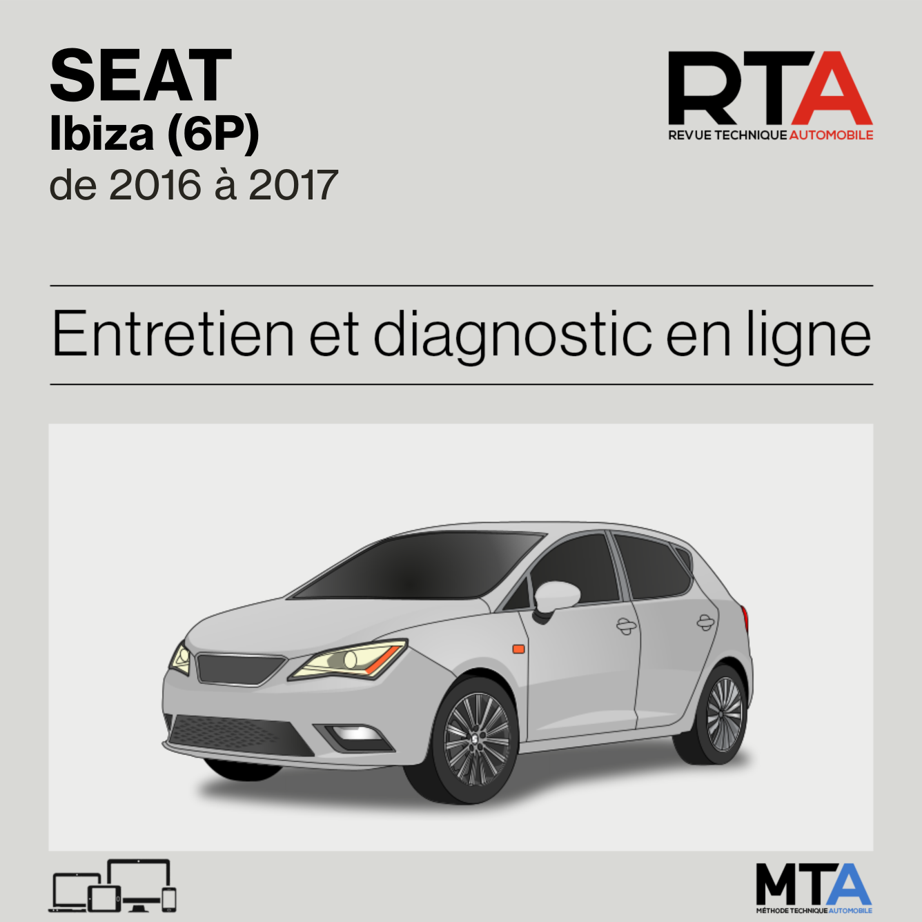 Seat Ibiza (6P) de 2016 à 2017