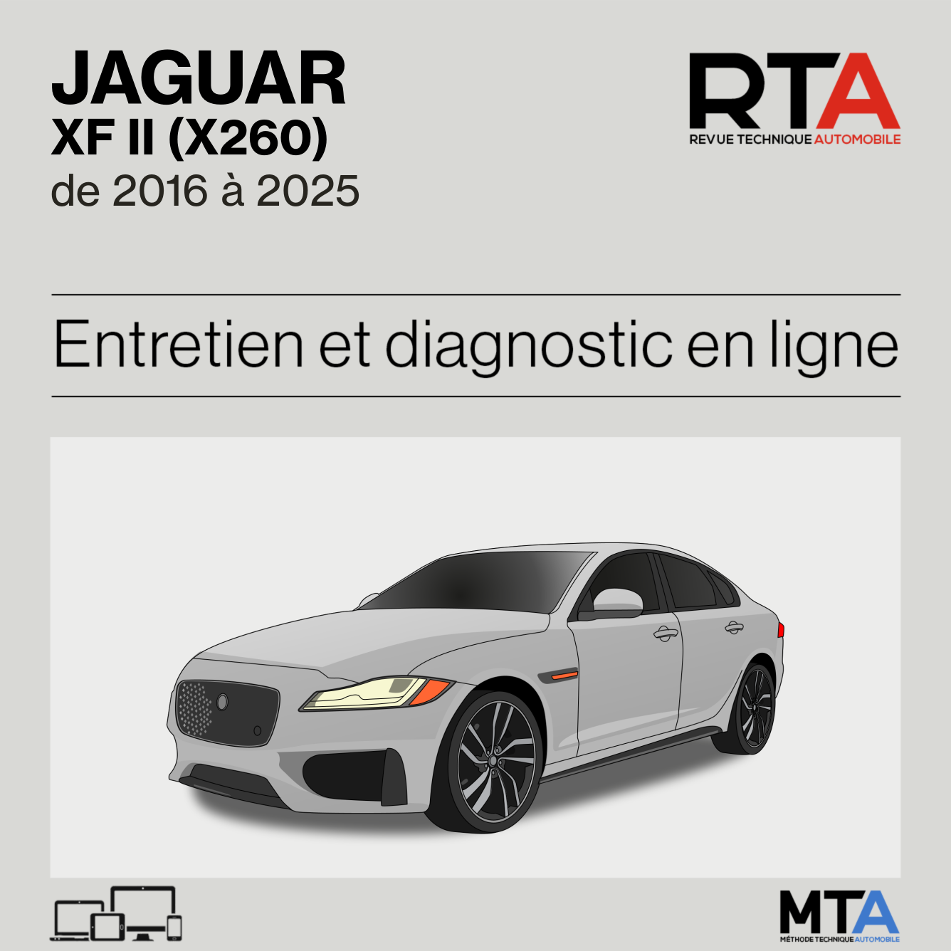 Jaguar XF II (X260) de 2016 à 2025