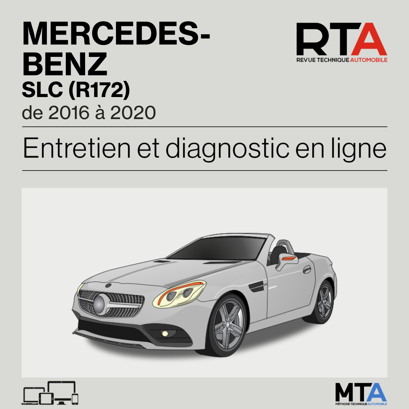 Mercedes-Benz SLC (R172) de 2016 à 2020