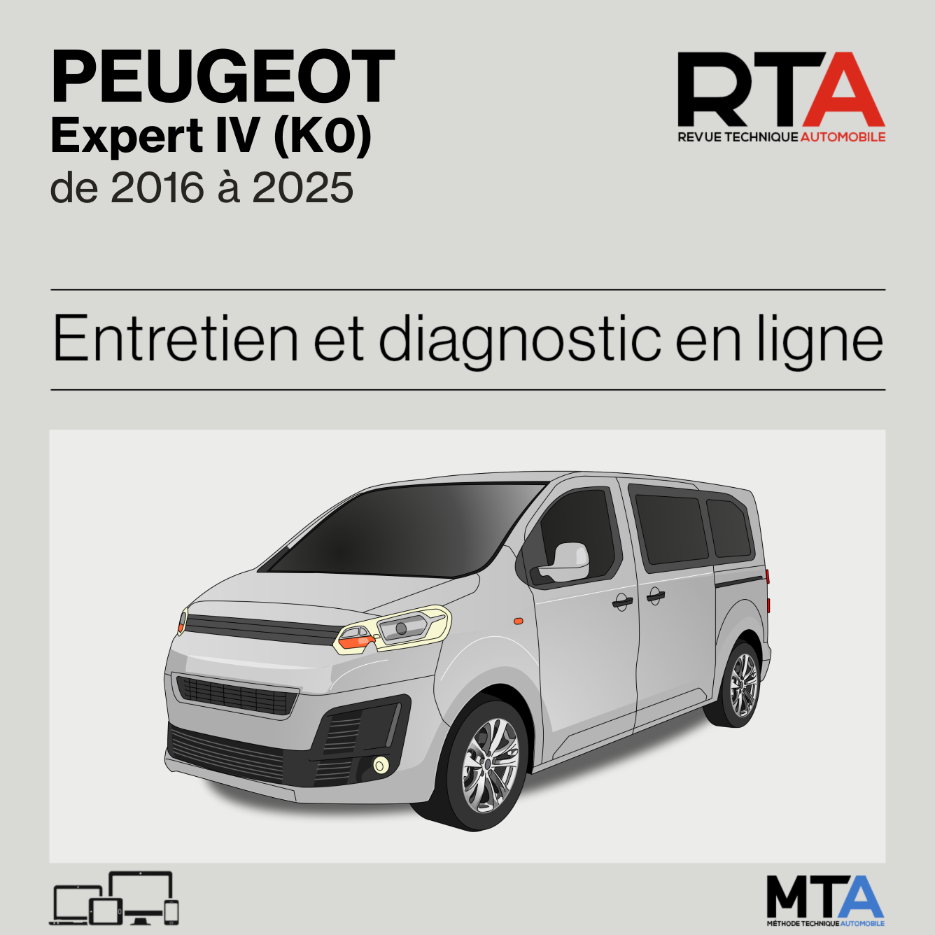 Peugeot Expert IV (K0) de 2016 à 2025