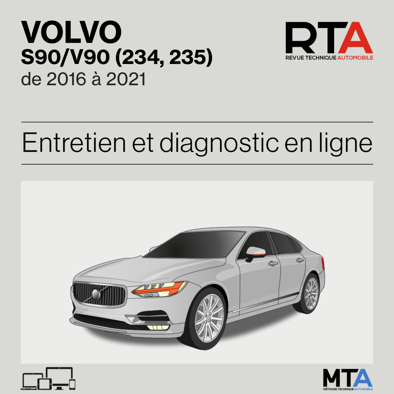 Volvo S90/V90 (234, 235) de 2016 à 2021