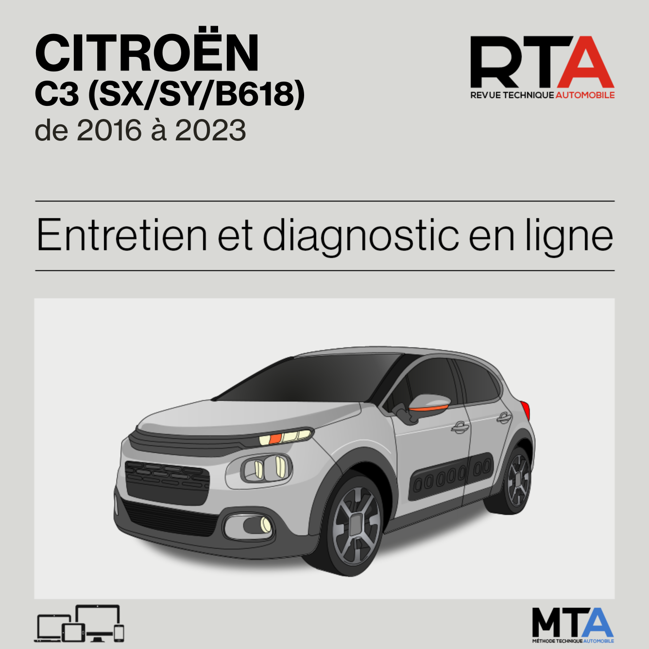 Citroen C3 (SX/SY/B618) de 2016 à 2023