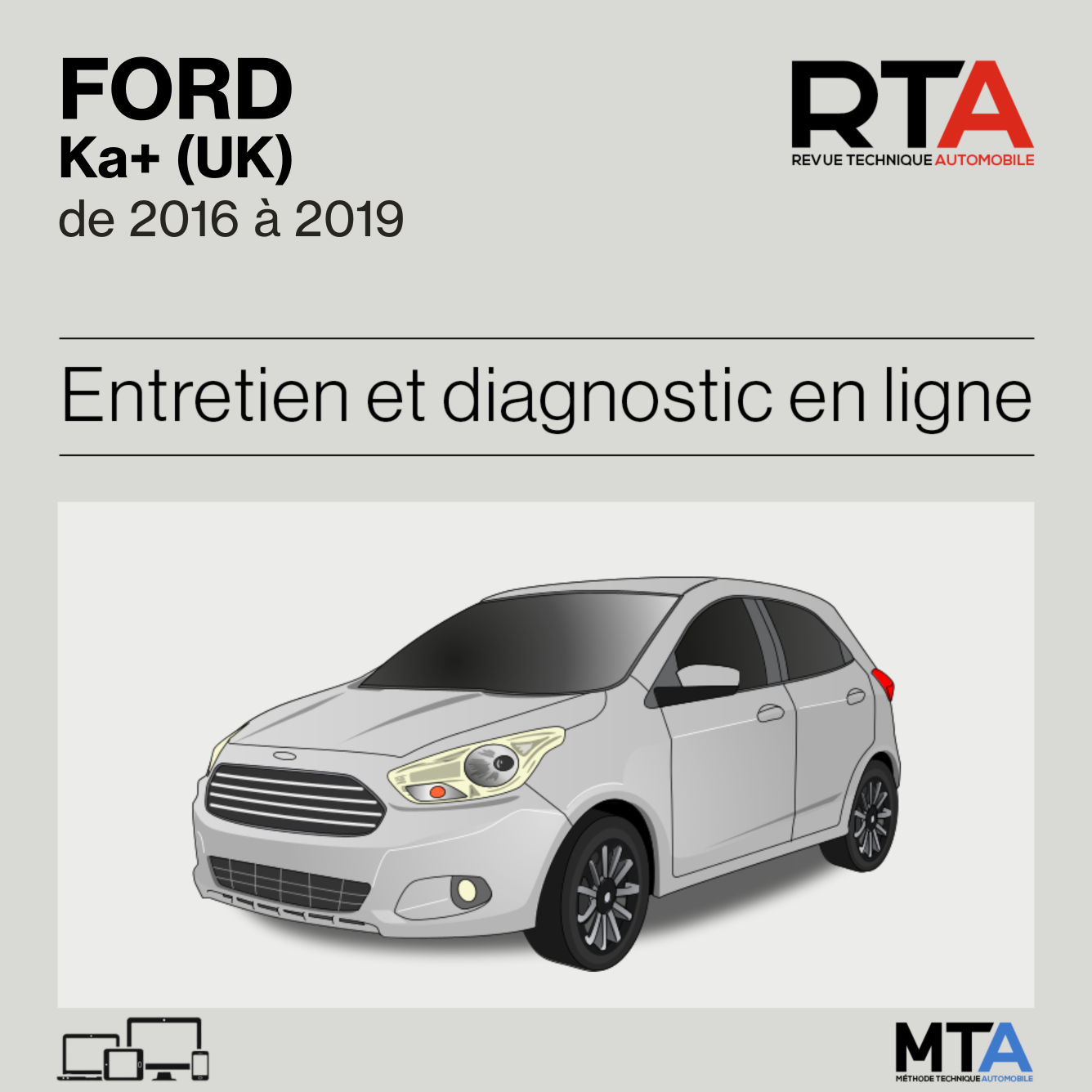 Ford Ka+ (UK) de 2016 à 2019