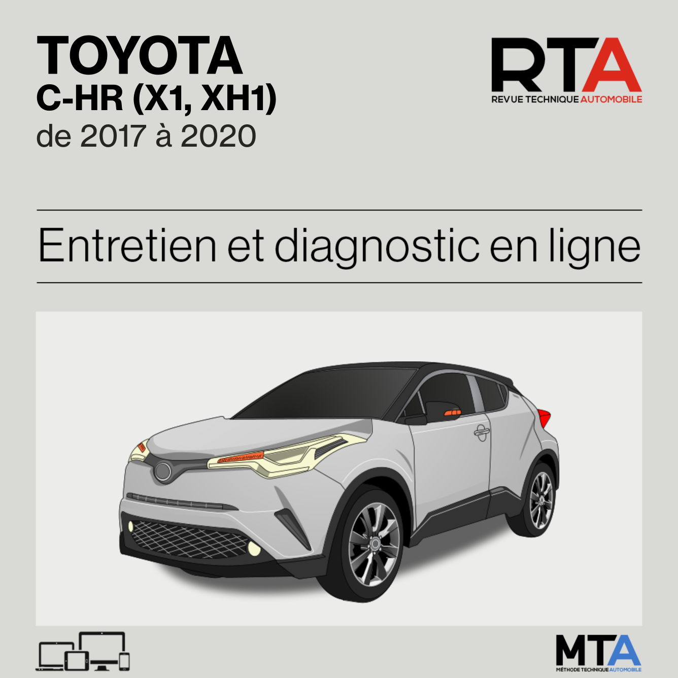 Toyota C-HR (X1, XH1) de 2017 à 2020