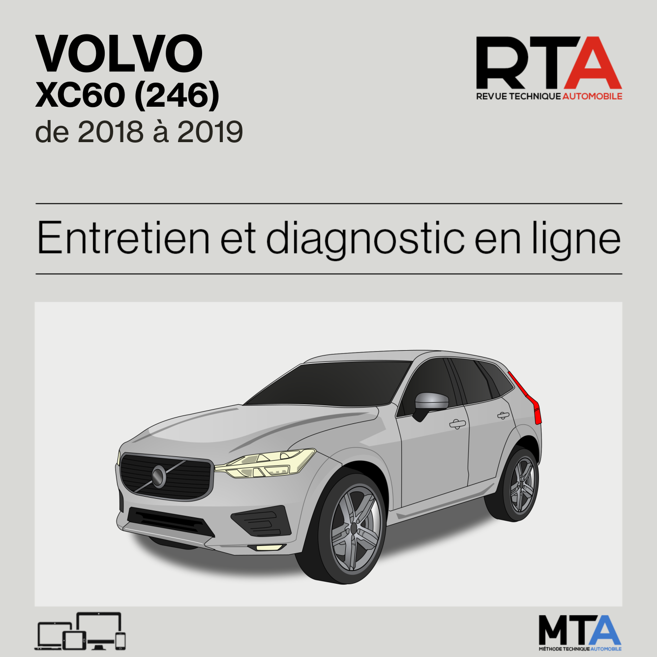 Volvo XC60 (246) de 2018 à 2019